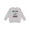 thumbnail image 1 of Inktastic Just a Girl Who Loves Skating Youth Sweatshirt, 1 of 4