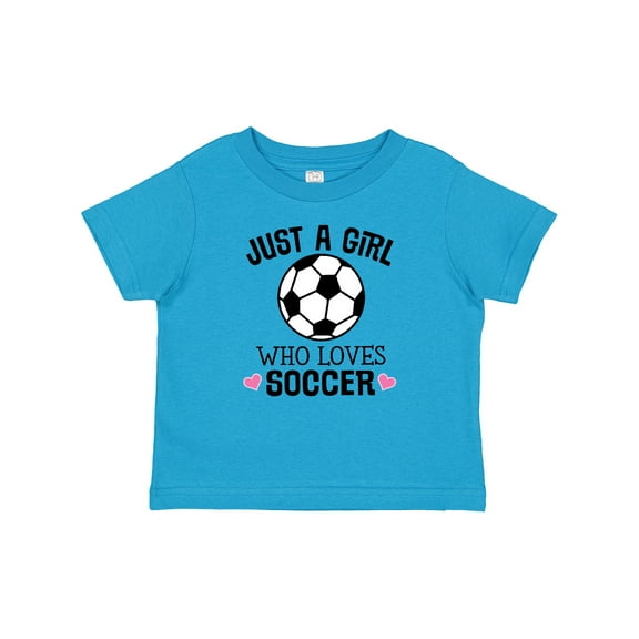 Inktastic Just a Girl Who Loves Soccer Girls Baby T-Shirt