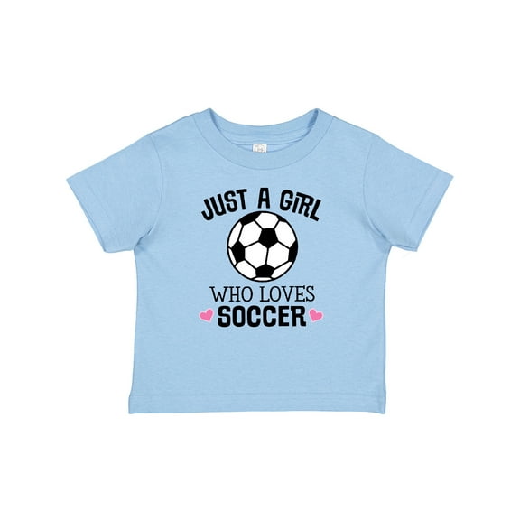 Inktastic Just a Girl Who Loves Soccer Girls Baby T-Shirt