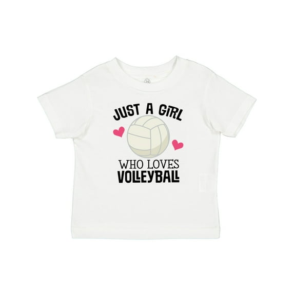 Inktastic Just a Girl Who Loves Volleyball Girls Baby T-Shirt