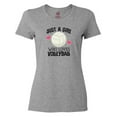 thumbnail image 1 of Inktastic Just a Girl Who Loves Volleyball Women's T-Shirt, 1 of 5