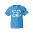 thumbnail image 1 of Inktastic Just a Girl Who Loves the Beach Youth T-Shirt, 1 of 5