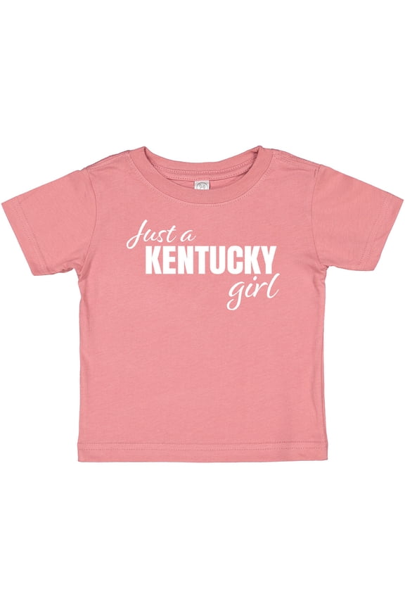 Just a Kentucky Girl Born and Raised Girls Baby T-Shirt