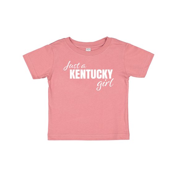 Inktastic Just a Kentucky Girl Born and Raised Girls Baby T-Shirt