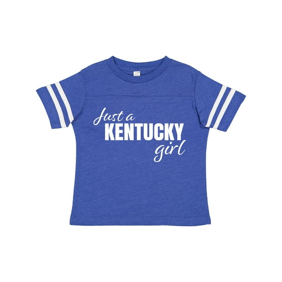 Inktastic Just a Kentucky Girl Born and Raised Girls Toddler T-Shirt