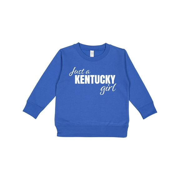 Inktastic Just a Kentucky Girl Born and Raised Toddler Sweatshirt