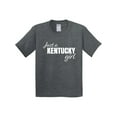 thumbnail image 1 of Inktastic Just a Kentucky Girl Born and Raised Youth T-Shirt, 1 of 5