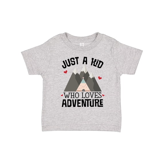 Inktastic Just a Kid Who Loves Adventure Boys or Girls Toddler T-Shirt