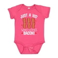 thumbnail image 1 of Inktastic Just a Kid Who Loves Bacon Boys or Girls Baby Bodysuit, 1 of 5