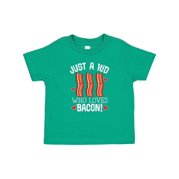 Inktastic Just a Kid Who Loves Bacon Boys or Girls Baby T-Shirt