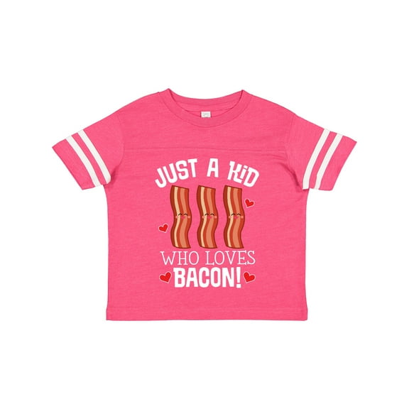 Inktastic Just a Kid Who Loves Bacon Boys or Girls Toddler T-Shirt