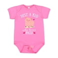thumbnail image 1 of Inktastic Just a Kid Who Loves Pigs Boys or Girls Baby Bodysuit, 1 of 5