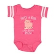 thumbnail image 1 of Inktastic Just a Kid Who Loves Pigs Boys or Girls Baby Bodysuit, 1 of 5