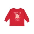 thumbnail image 1 of Inktastic Just a Kid Who Loves Pigs Boys or Girls Long Sleeve Toddler T-Shirt, 1 of 5