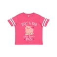 thumbnail image 1 of Inktastic Just a Kid Who Loves Pigs Boys or Girls Toddler T-Shirt, 1 of 5