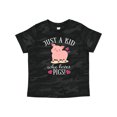thumbnail image 1 of Inktastic Just a Kid Who Loves Pigs Boys or Girls Toddler T-Shirt, 1 of 5
