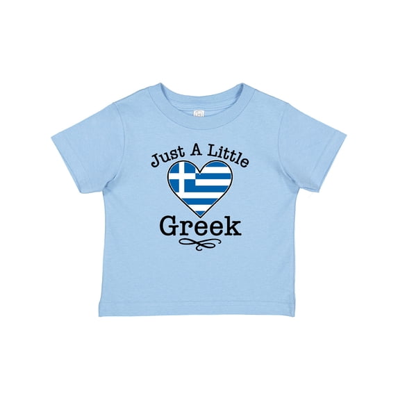 Inktastic Just a Little Greek Heritage Boys or Girls Baby T-Shirt