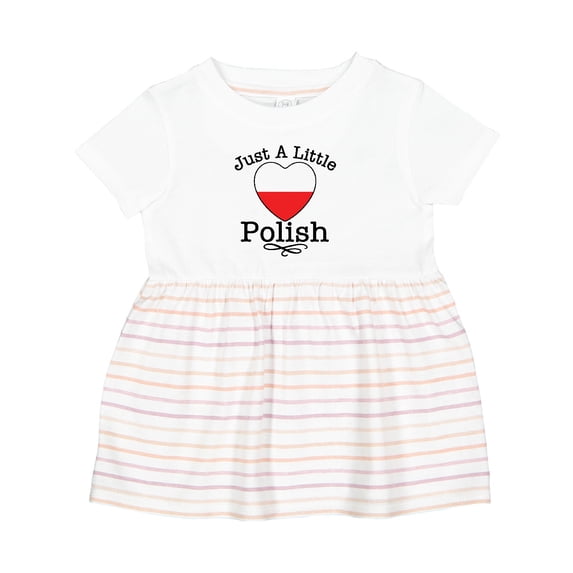 Inktastic Just a Little Polish Girls Baby Dress