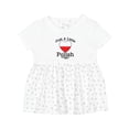 thumbnail image 1 of Inktastic Just a Little Polish Girls Baby Dress, 1 of 5