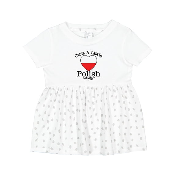 Inktastic Just a Little Polish Girls Baby Dress