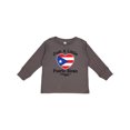 thumbnail image 1 of Inktastic Just a Little Puerto Rican Boys or Girls Long Sleeve Toddler T-Shirt, 1 of 5