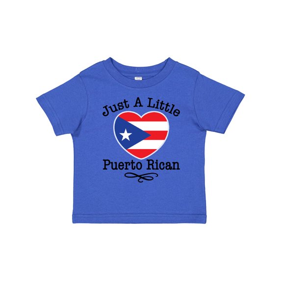 Inktastic Just a Little Puerto Rican Boys or Girls Toddler T-Shirt