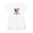 thumbnail image 1 of Inktastic Just a Little Puerto Rican Girls Baby Dress, 1 of 5