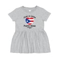 thumbnail image 1 of Inktastic Just a Little Puerto Rican Girls Baby Dress, 1 of 5