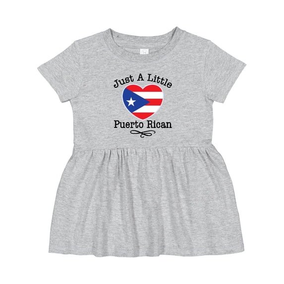 Inktastic Just a Little Puerto Rican Girls Baby Dress