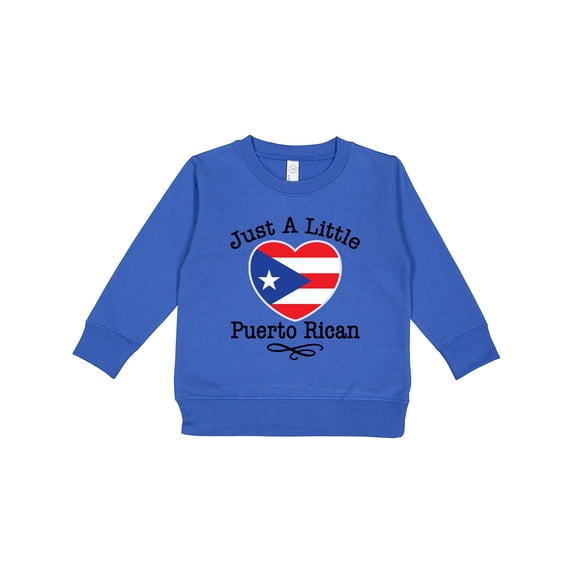 Inktastic Just a Little Puerto Rican Toddler Sweatshirt