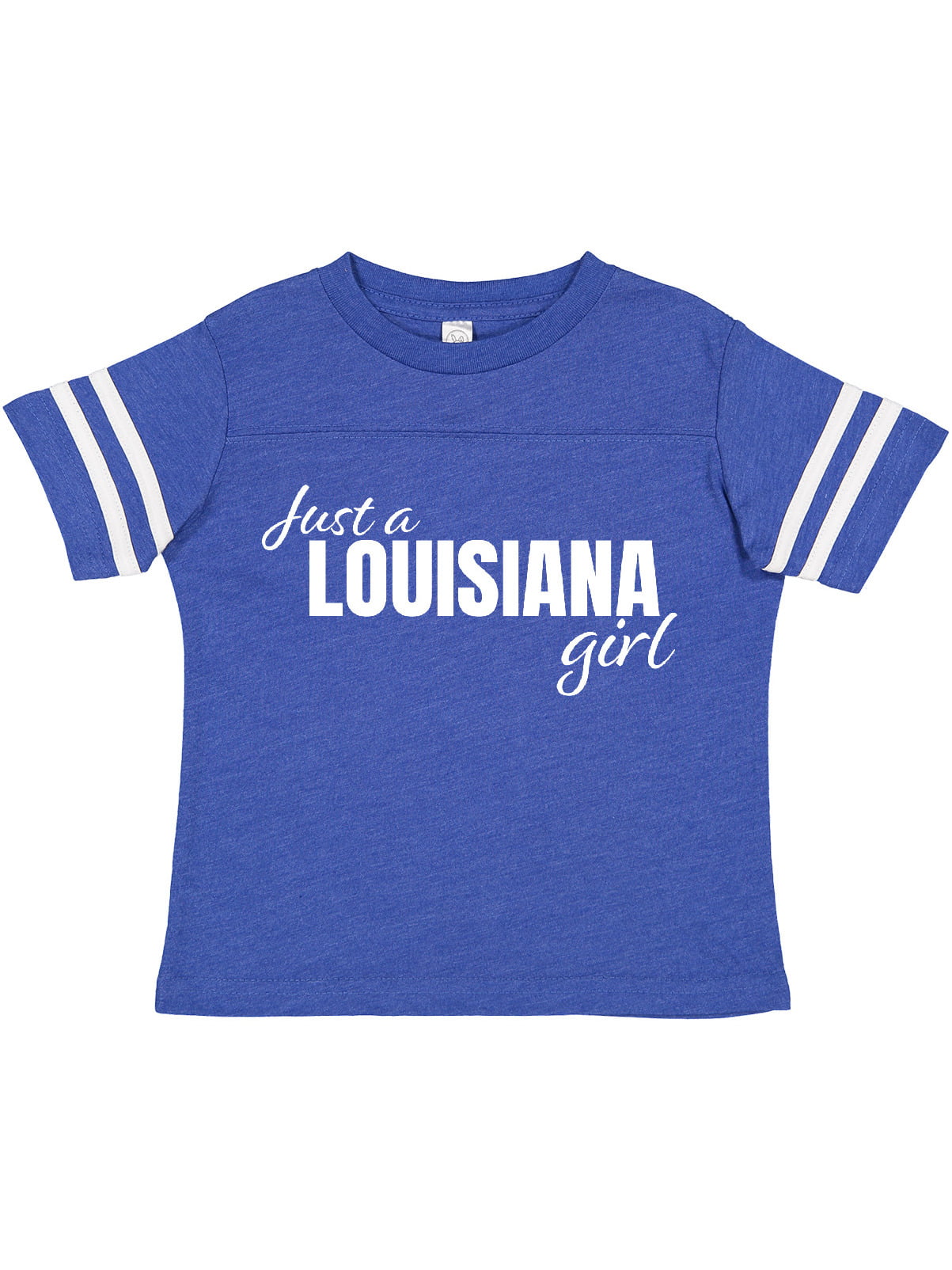 Inktastic Just a Louisiana Girl Born and Raised Gift Toddler Toddler Girl T- Shirt 