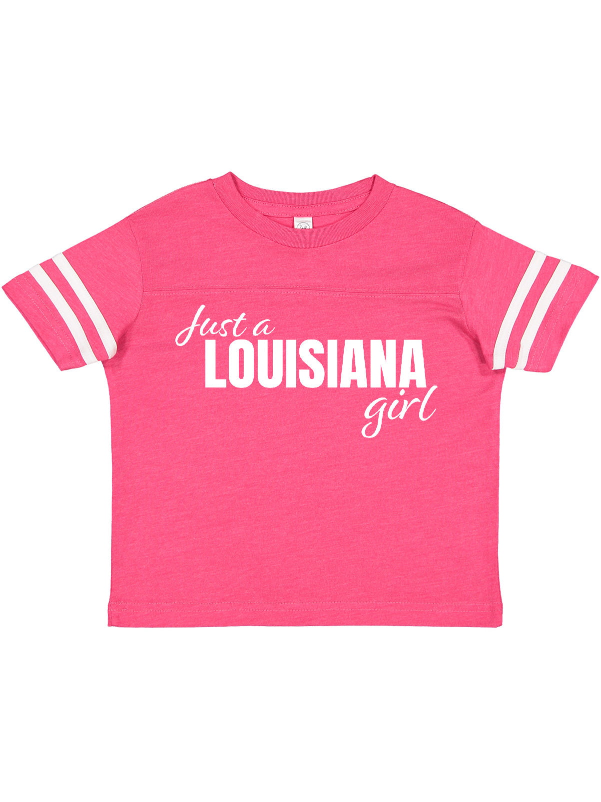 Inktastic Just a Louisiana Girl Born and Raised Gift Toddler