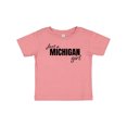 thumbnail image 1 of Inktastic Just a Michigan Born and Raised Girls Baby T-Shirt, 1 of 5