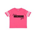 thumbnail image 1 of Inktastic Just a Michigan Born and Raised Girls Toddler T-Shirt, 1 of 5