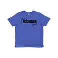thumbnail image 1 of Inktastic Just a Michigan Born and Raised Youth T-Shirt, 1 of 5
