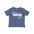 thumbnail image 1 of Inktastic Just a Montana Girl Born and Raised Girls Toddler T-Shirt, 1 of 5