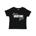 thumbnail image 1 of Inktastic Just a Montana Girl Born and Raised Girls Toddler T-Shirt, 1 of 5