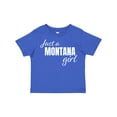 thumbnail image 1 of Inktastic Just a Montana Girl Born and Raised Girls Toddler T-Shirt, 1 of 5