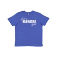 thumbnail image 1 of Inktastic Just a Nebraska Girl Born and Raised Youth T-Shirt, 1 of 5