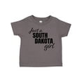 thumbnail image 1 of Inktastic Just a South Dakota Girl Born and Raised Girls Toddler T-Shirt, 1 of 5