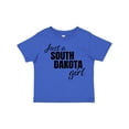 thumbnail image 1 of Inktastic Just a South Dakota Girl Born and Raised Girls Toddler T-Shirt, 1 of 5