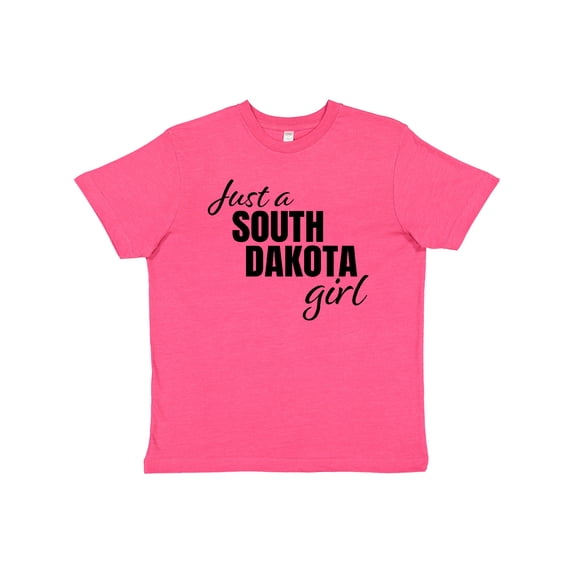Inktastic Just a South Dakota Girl Born and Raised Youth T-Shirt