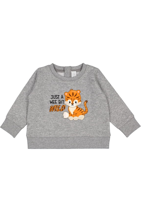 Just a Wee Bit Wild Cute Tiger Cub Baby Sweatshirt