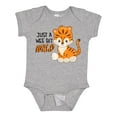 thumbnail image 1 of Inktastic Just a Wee Bit Wild Cute Tiger Cub Boys or Girls Baby Bodysuit, 1 of 5
