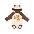 thumbnail image 1 of Inktastic Just a Wee Bit Wild Cute Tiger Cub Boys or Girls Long Sleeve Baby Bodysuit, 1 of 5
