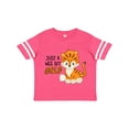 thumbnail image 1 of Inktastic Just a Wee Bit Wild- cute tiger cub Boys or Girls Toddler T-Shirt, 1 of 5