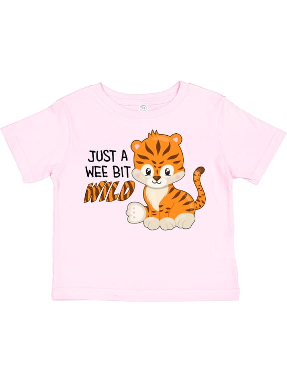 Just a Wee Bit Wild- cute tiger cub Boys or Girls Toddler T-Shirt