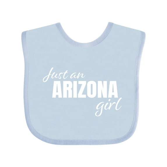 Inktastic Just an Arizona Girl Born and Raised Girls Baby Bib