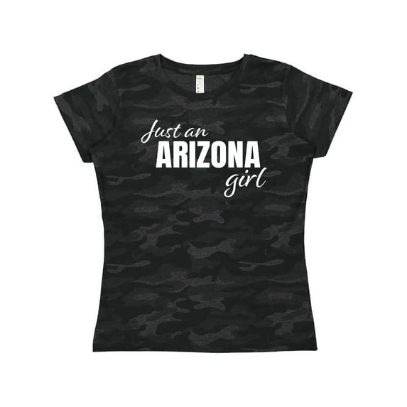 Inktastic Just an Arizona Girl Born and Raised Women's T-Shirt