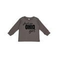 thumbnail image 1 of Inktastic Just an Ohio Girl Born in Ohio Girls Long Sleeve Toddler T-Shirt, 1 of 5